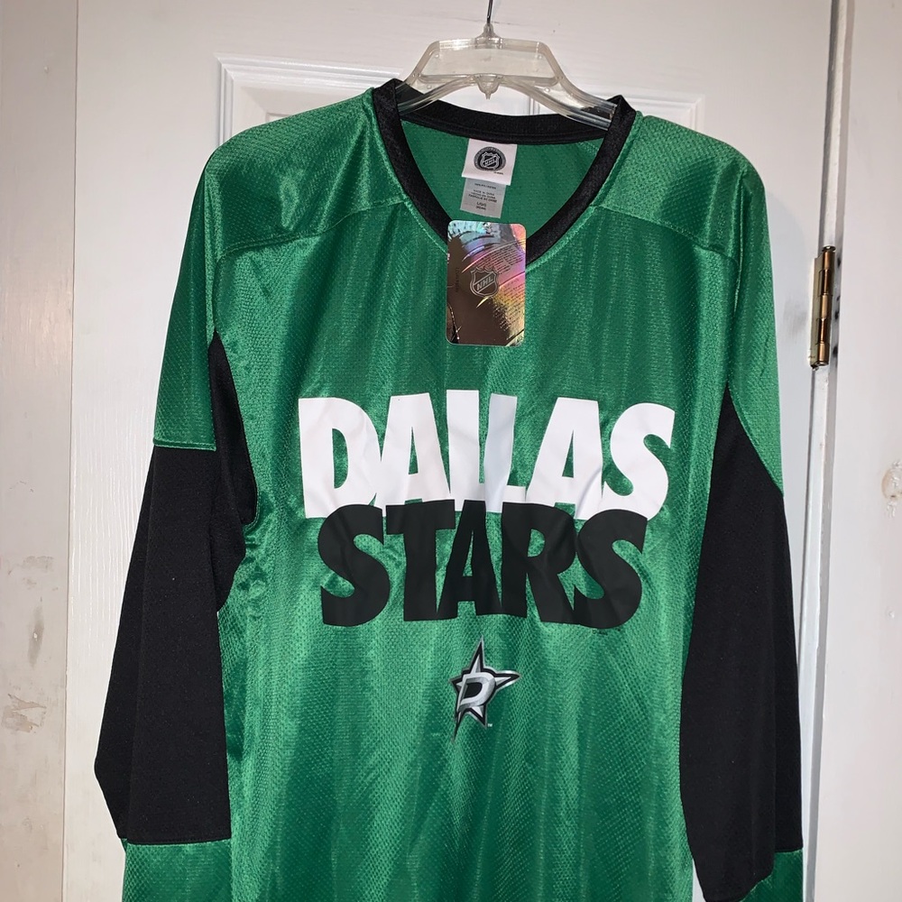 🏒🥅🏟️🌟 Dallas Stars NHL Hockey Two-Tone Large Style Jersey 🌟🏟️🥅🏒